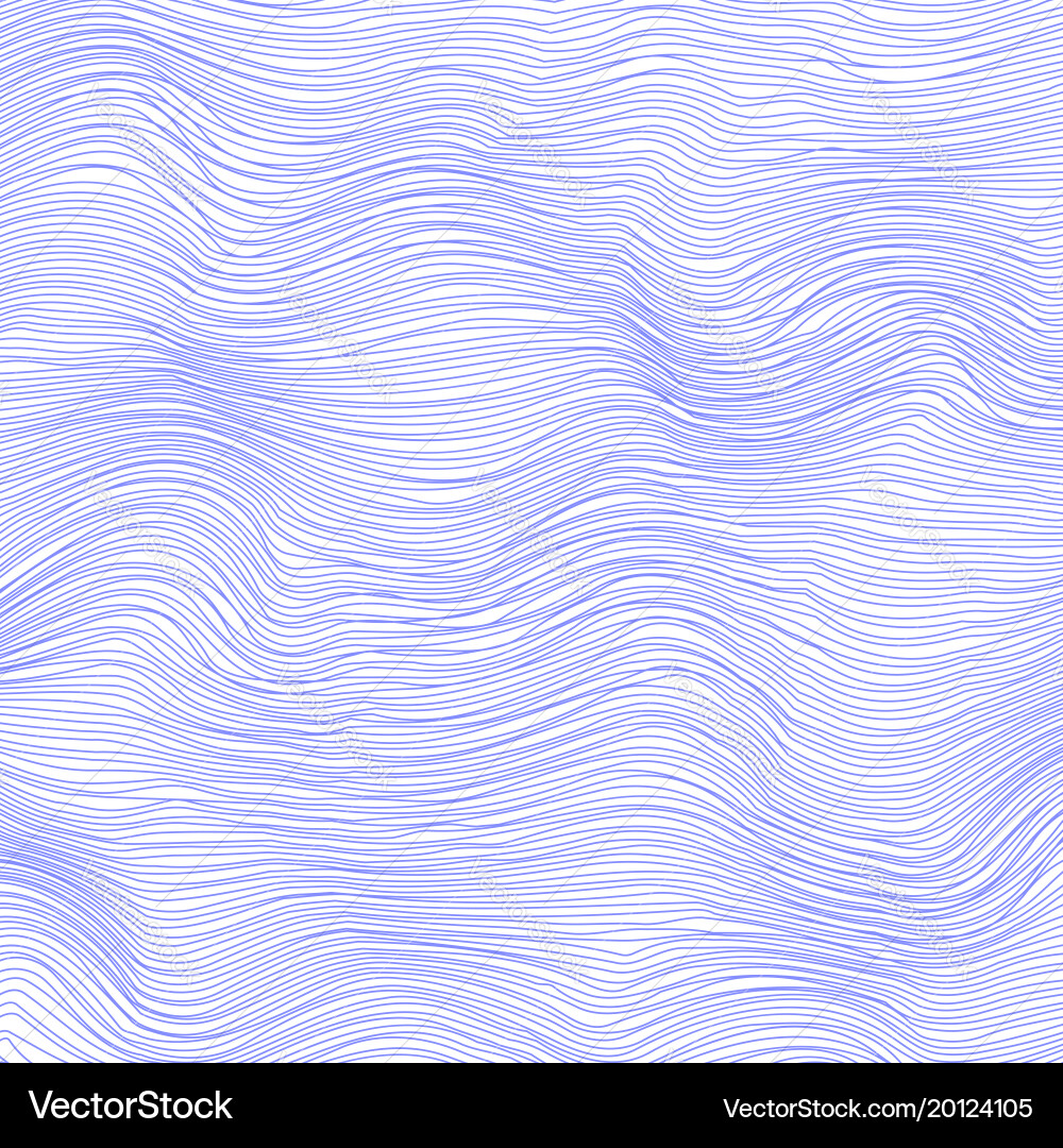 Wave stripe background grunge line pattern vector image