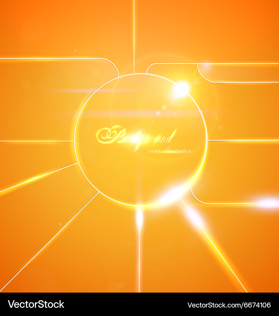 Abstract Glowing Blocks Background Vector Image