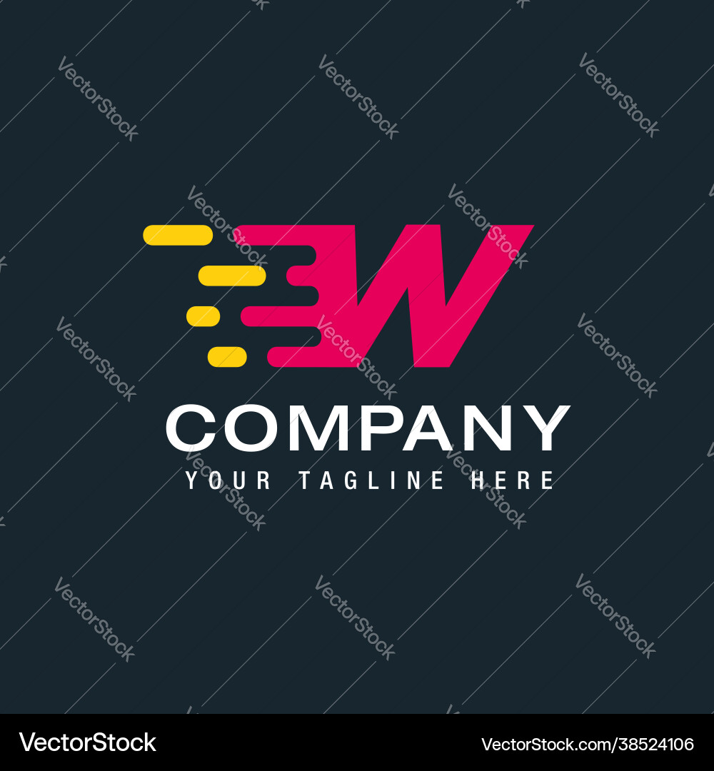 Brief mit Lieferdienst Logo schnell Geschwindigkeit Brief mit Lieferdienst Logo schnell Geschwindigkeit vektorbild