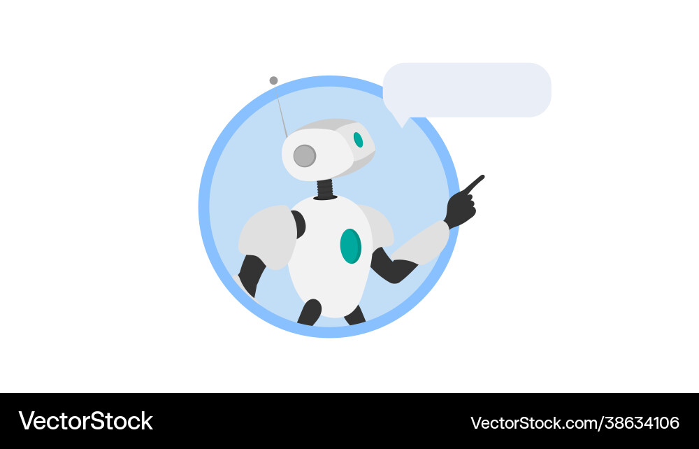 Chatbot icon robot is in dialogue good Chatbot icon robot is in dialogue good vector image