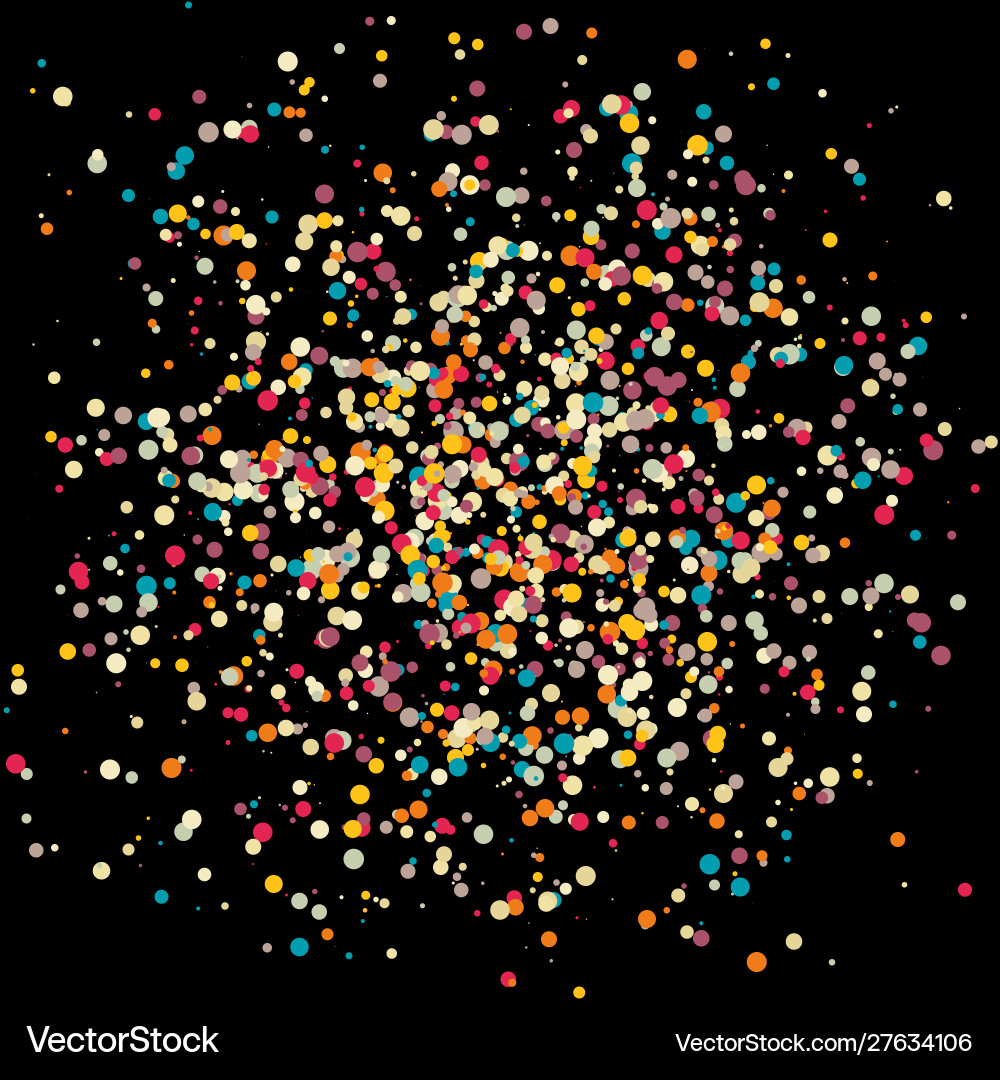 Colorful universe distribution computational Colorful universe distribution computational vector image
