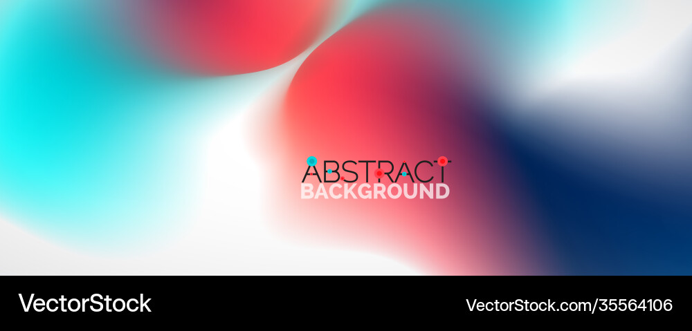 Fluid Color Gradient Abstract Background vector image