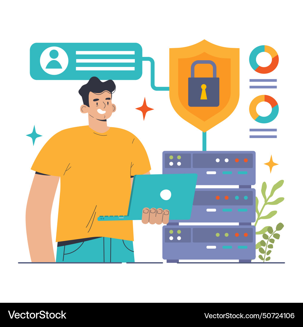 Software-Engineering der Back-End-Entwicklung Software-Engineering der Back-End-Entwicklung vektorbild