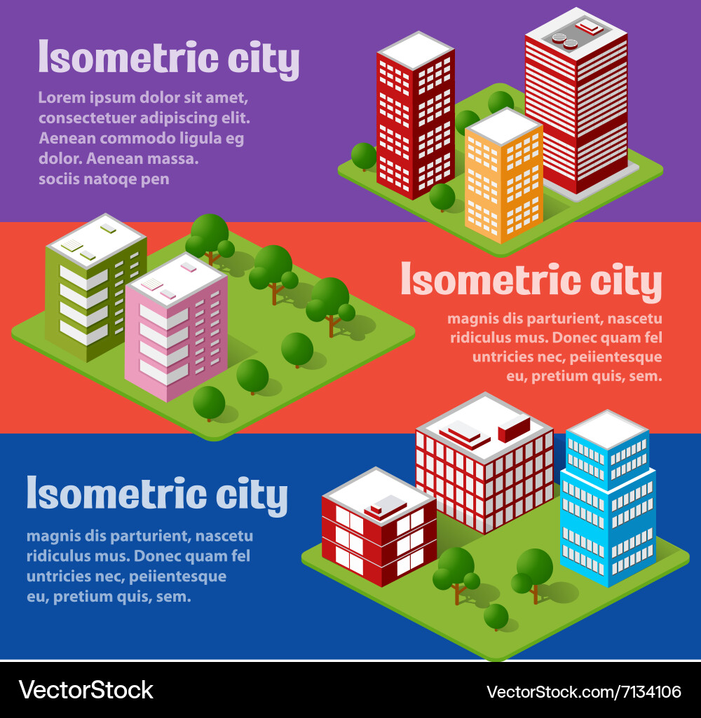 Urban objects vector image