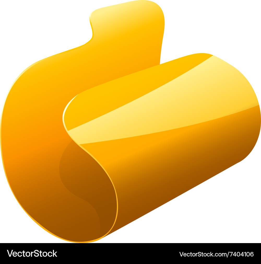 Yellow file folder Vector Image
