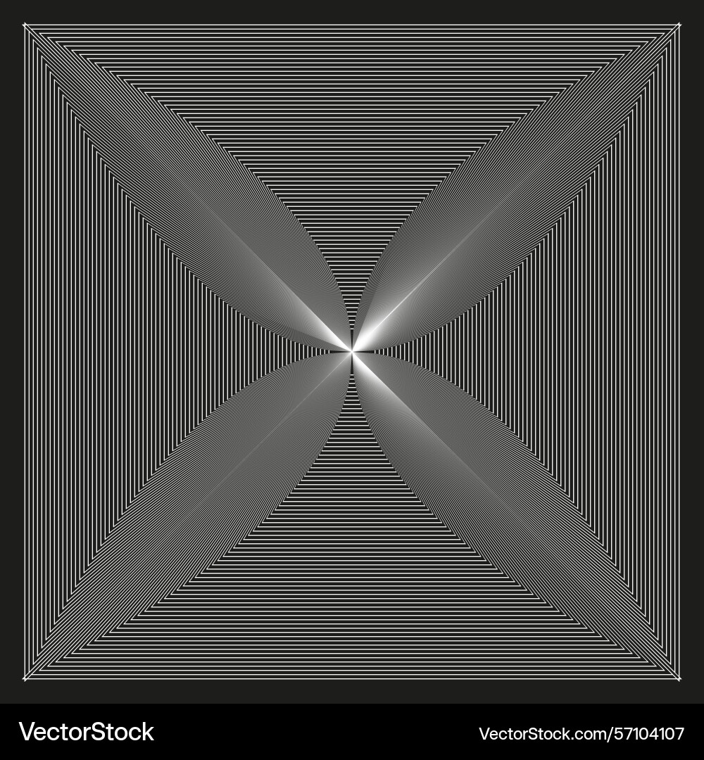 Abstract gradient shape dark radial square Abstract gradient shape dark radial square vector image