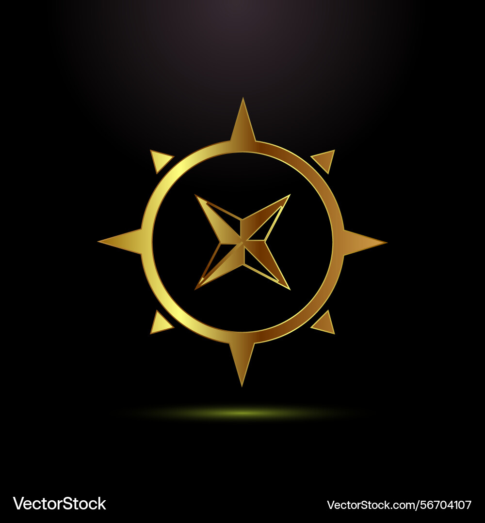 Compass icon design navigation sign symbol Compass icon design navigation sign symbol Vector Image