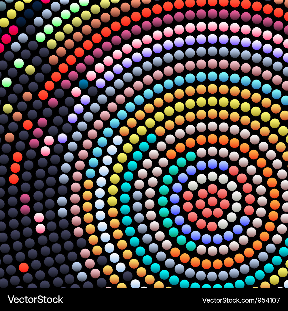 Dynamic Colorful Mosaic Background vector image