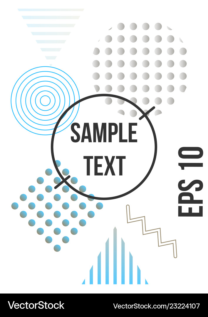 Minimum geometric coverage Minimum geometric coverage vector image