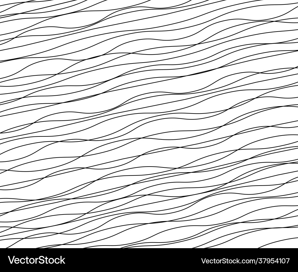 Wave simple seamless wavy line smooth pattern Wave simple seamless wavy line smooth pattern vector image