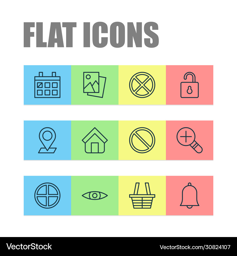 Web icons set with almanac check in access Web icons set with almanac check in access vector image