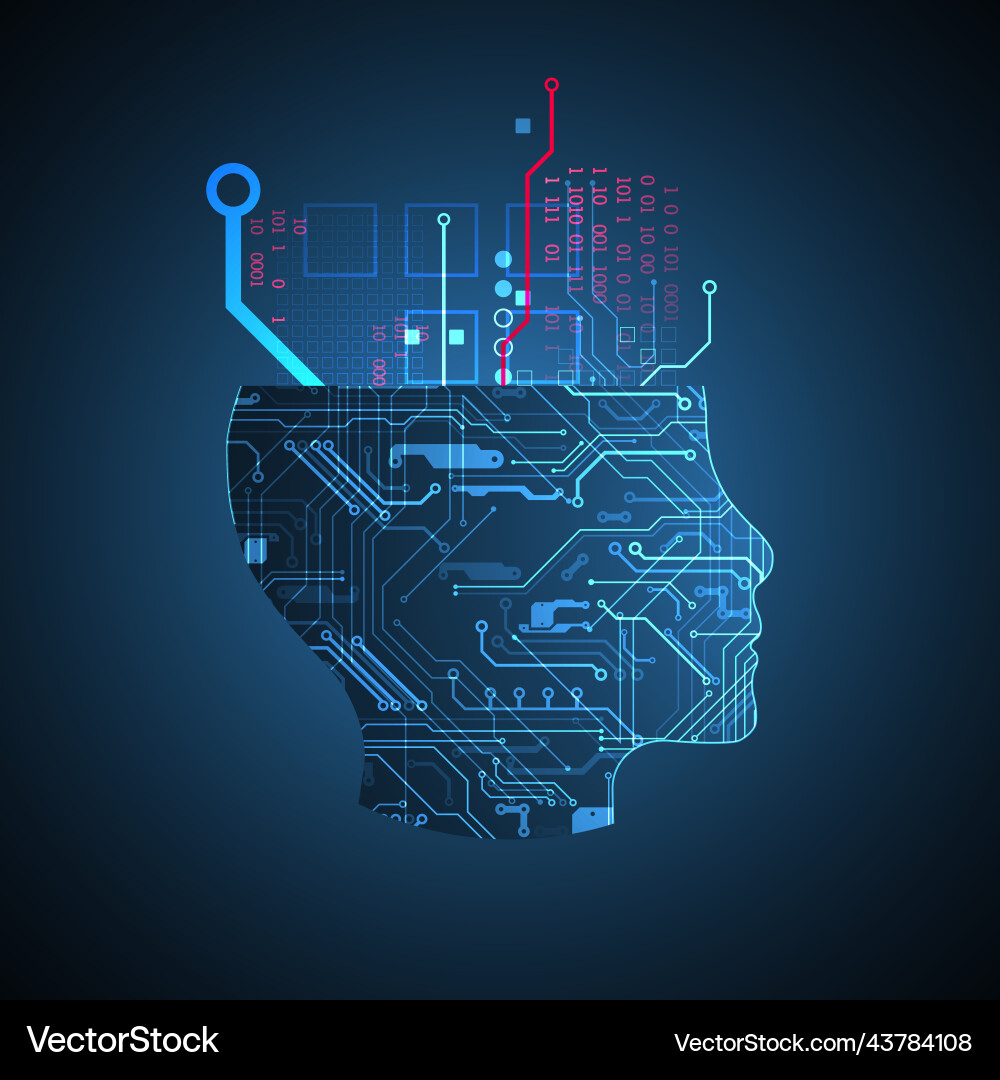 Abstract background on the theme of artificial Abstract background on the theme of artificial vector image
