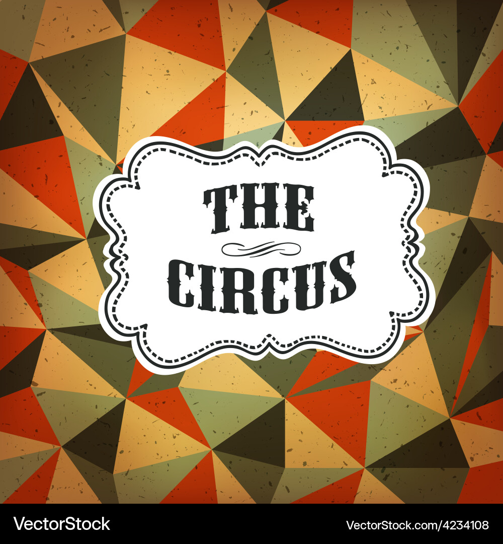 Circus diamond pattern Vector Image