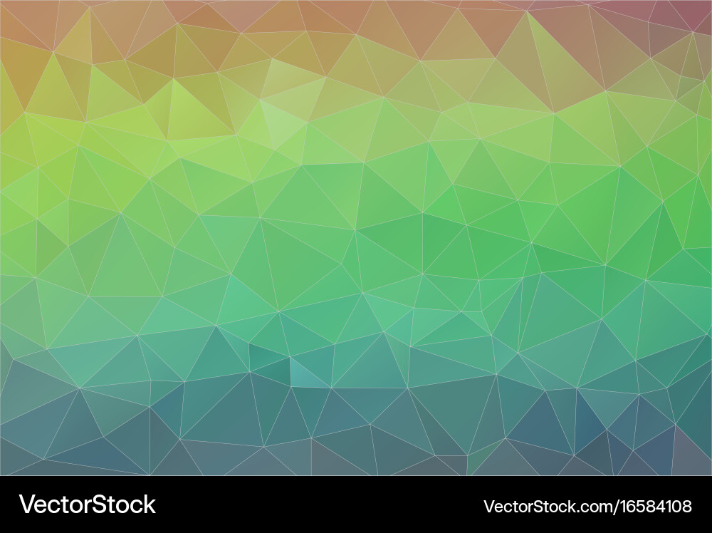 Flat retro triangle background colorful mosaic vector image