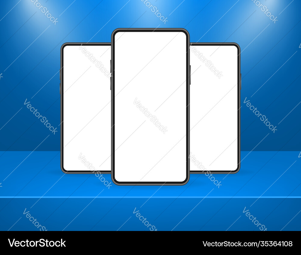 Icon with blue mobile ui and ux design on red Icon with blue mobile ui and ux design on red vector image