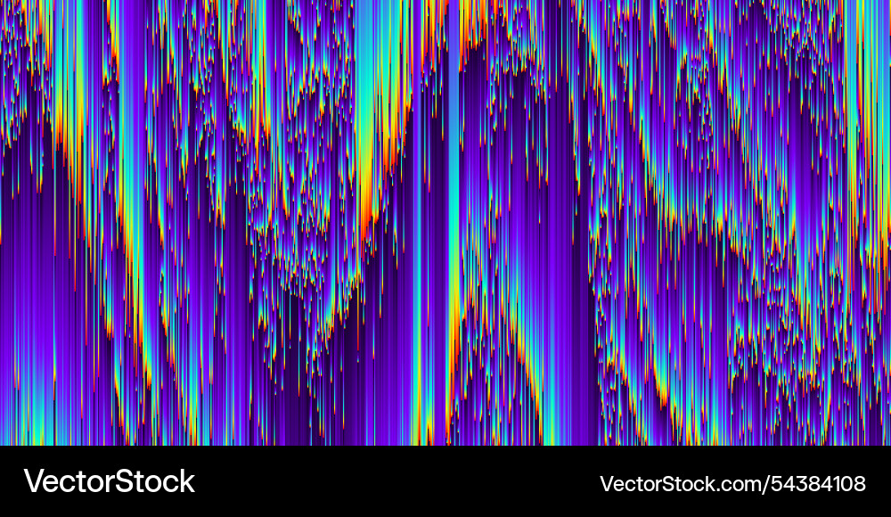 Pixel sorting holographic iridescent lines pixelar Pixel sorting holographic iridescent lines pixelar vector image