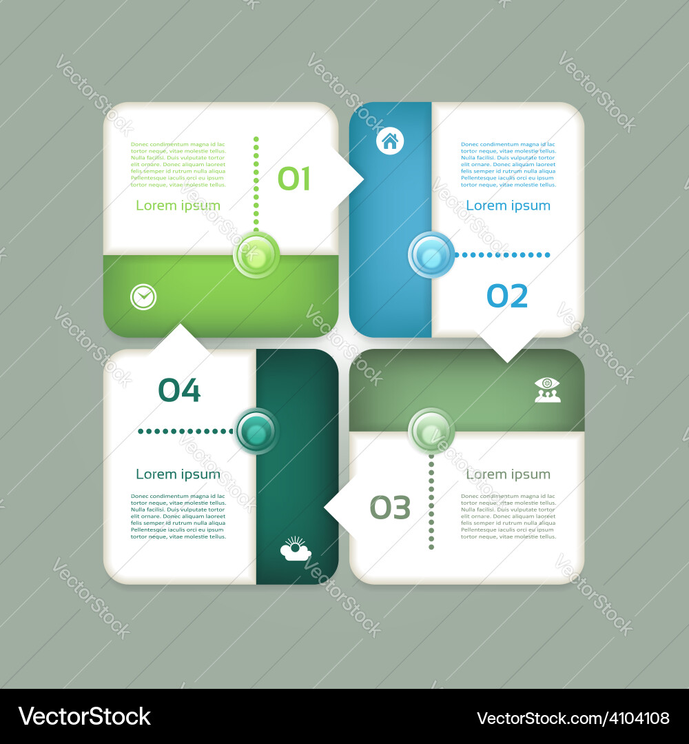 Progress background product choice or version Vector Image