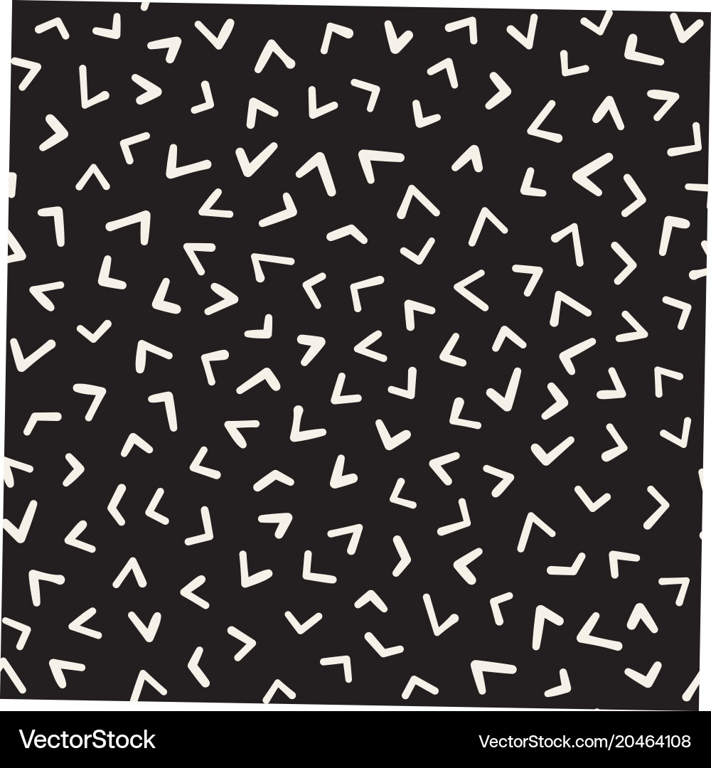 Seamless abstract geometric pattern in retro vector image