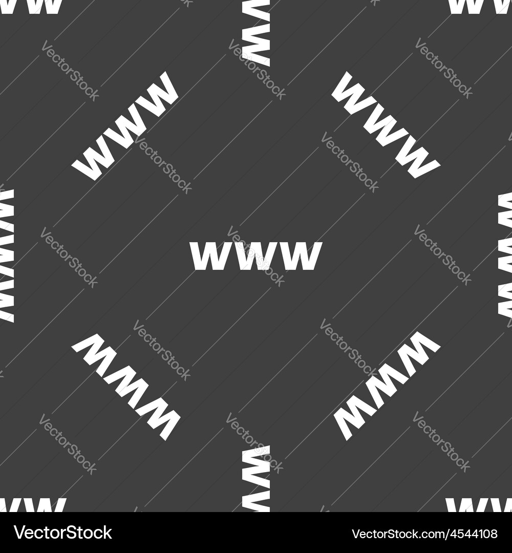 Www pattern Vector Image