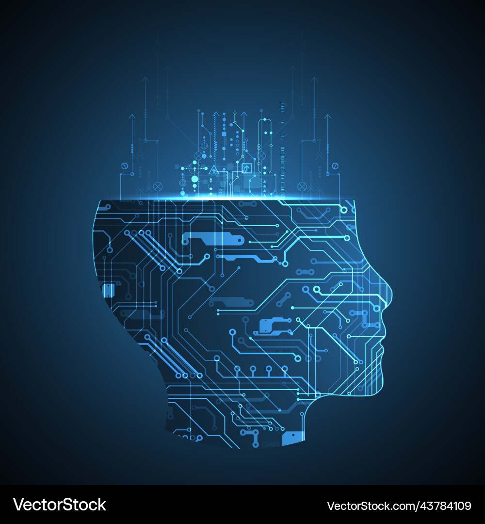 Abstract background on the theme of artificial Abstract background on the theme of artificial vector image