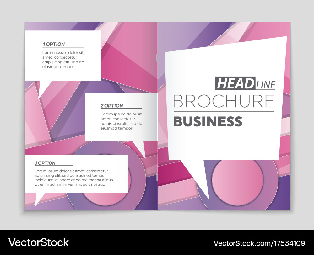 Abstract layout background set for art vector image