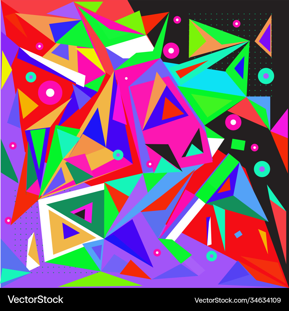 Abstract modern triangles background pattern Abstract modern triangles background pattern vector image