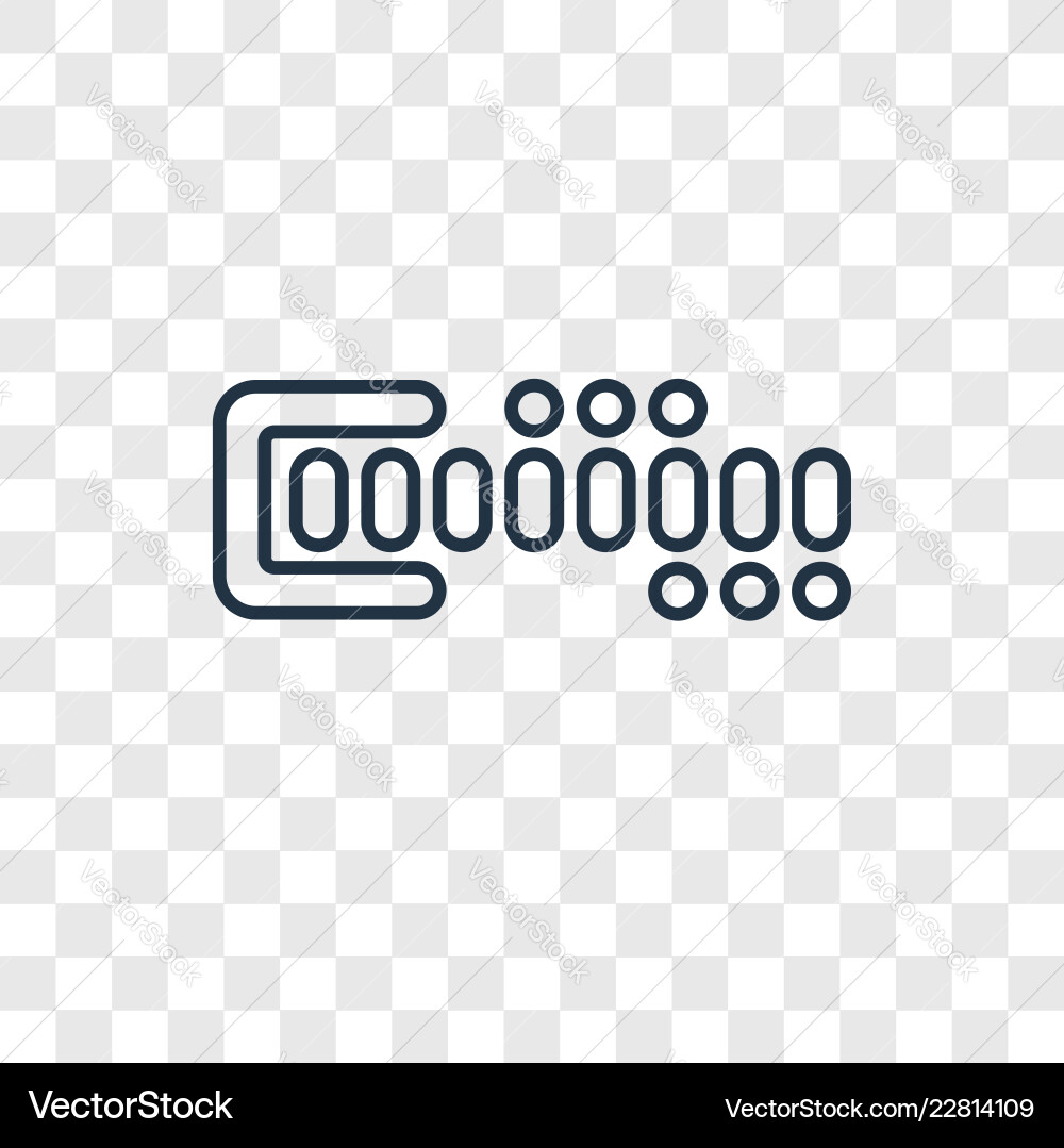 Loading concept linear icon isolated Loading concept linear icon isolated vector image
