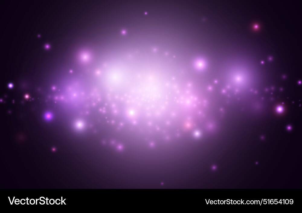 Purple color light bokeh abstract background Purple color light bokeh abstract background Vector Image