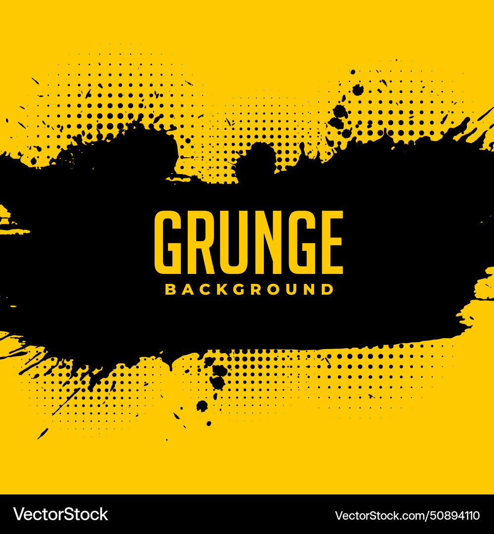 Abstract and grungy scratch texture yellow Vector Image