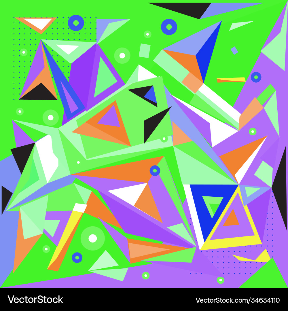Abstract modern triangles background pattern Abstract modern triangles background pattern Vector Image