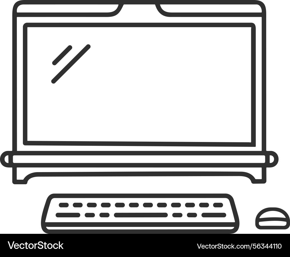Computer icon symbol image Vector Image