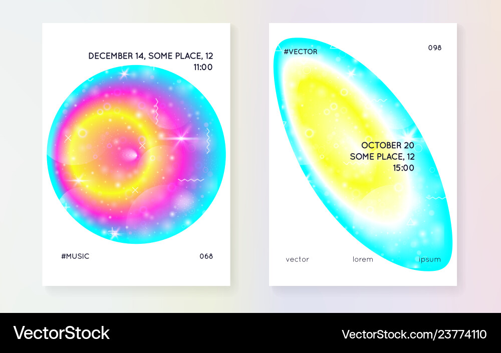 Fluid dynamic with shapes and elements Vector Image