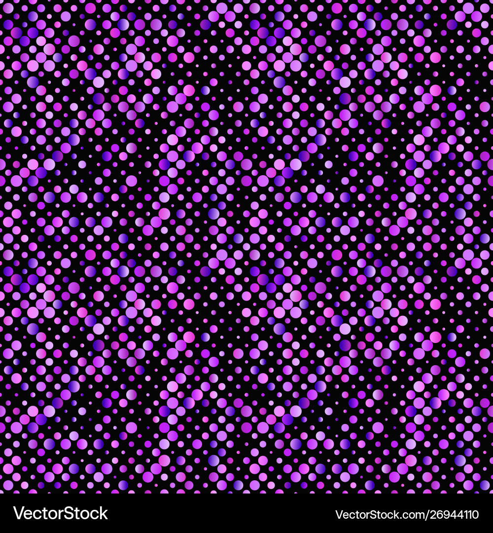 Gradient geometrical random circle pattern vector image