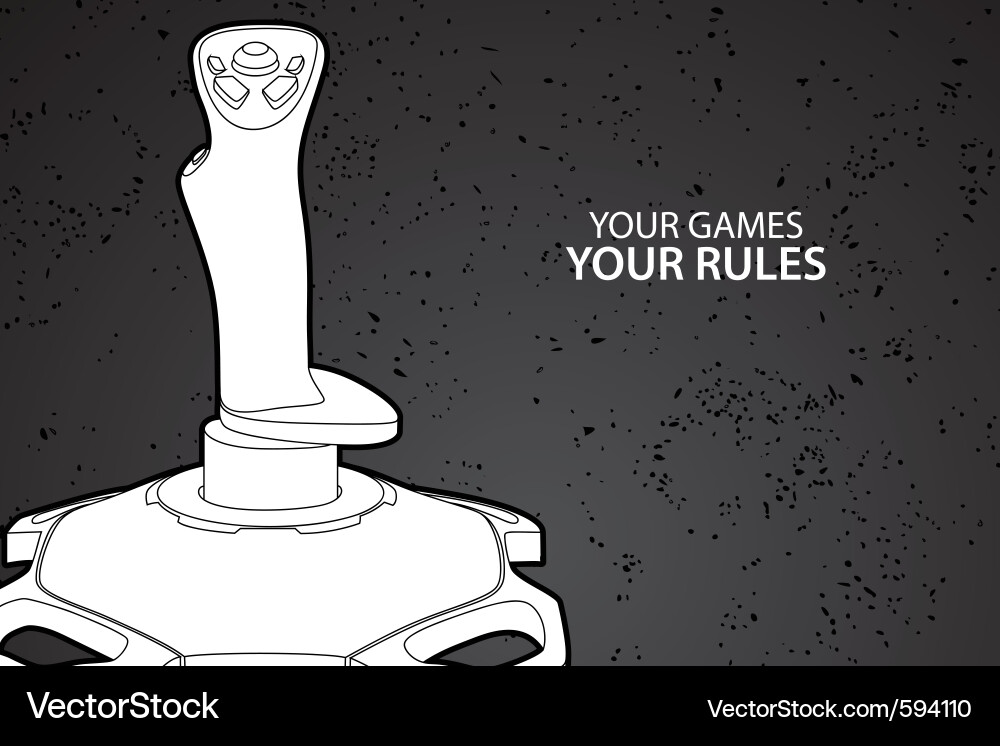 Joystick Controller vector image