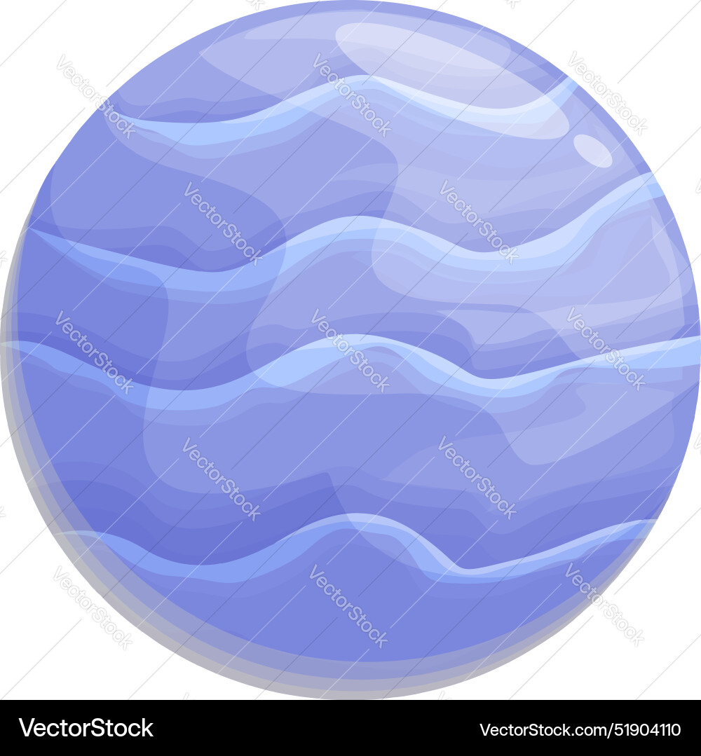 Neptune planet floating in the solar system Neptune planet floating in the solar system vector image