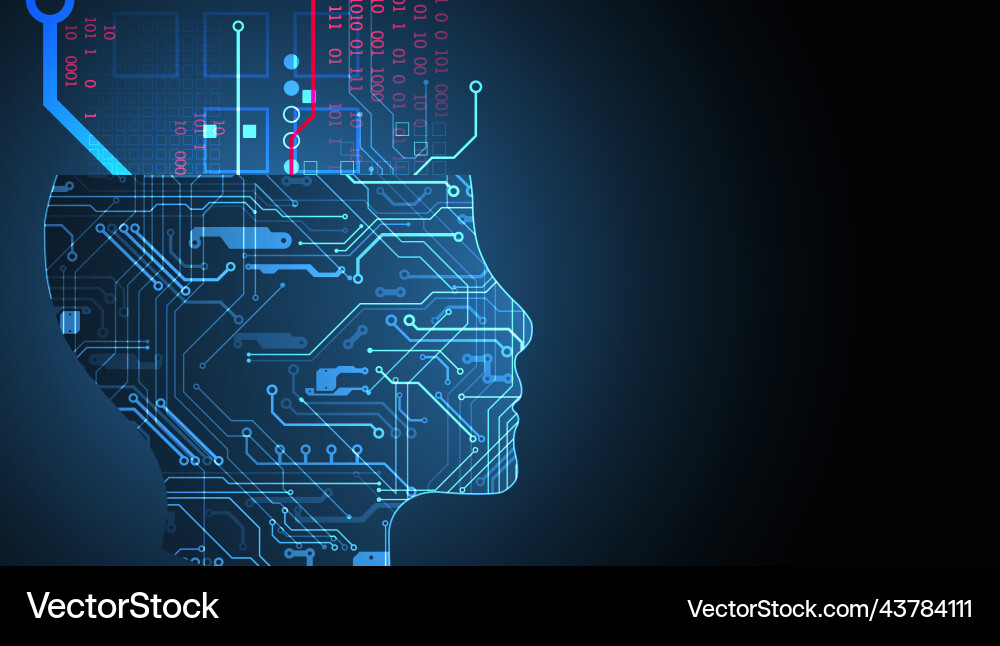 Abstract background on the theme of artificial Abstract background on the theme of artificial vector image