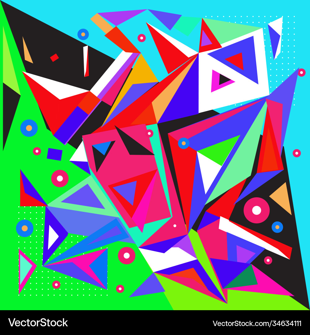 Abstract modern triangles background pattern Abstract modern triangles background pattern vector image
