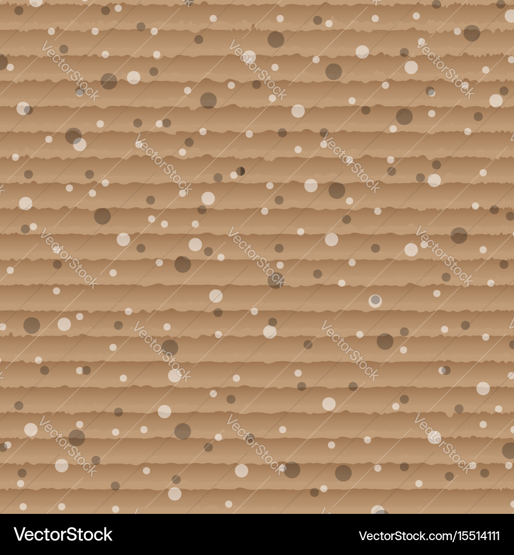 Cardboard seamless pattern - endless background vector image