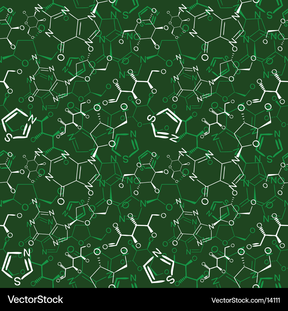 Molecular Structures Vector Image
