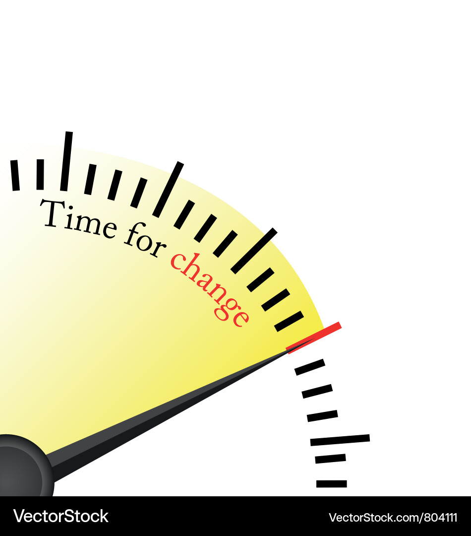 Speedometer - Change & Progress vector image