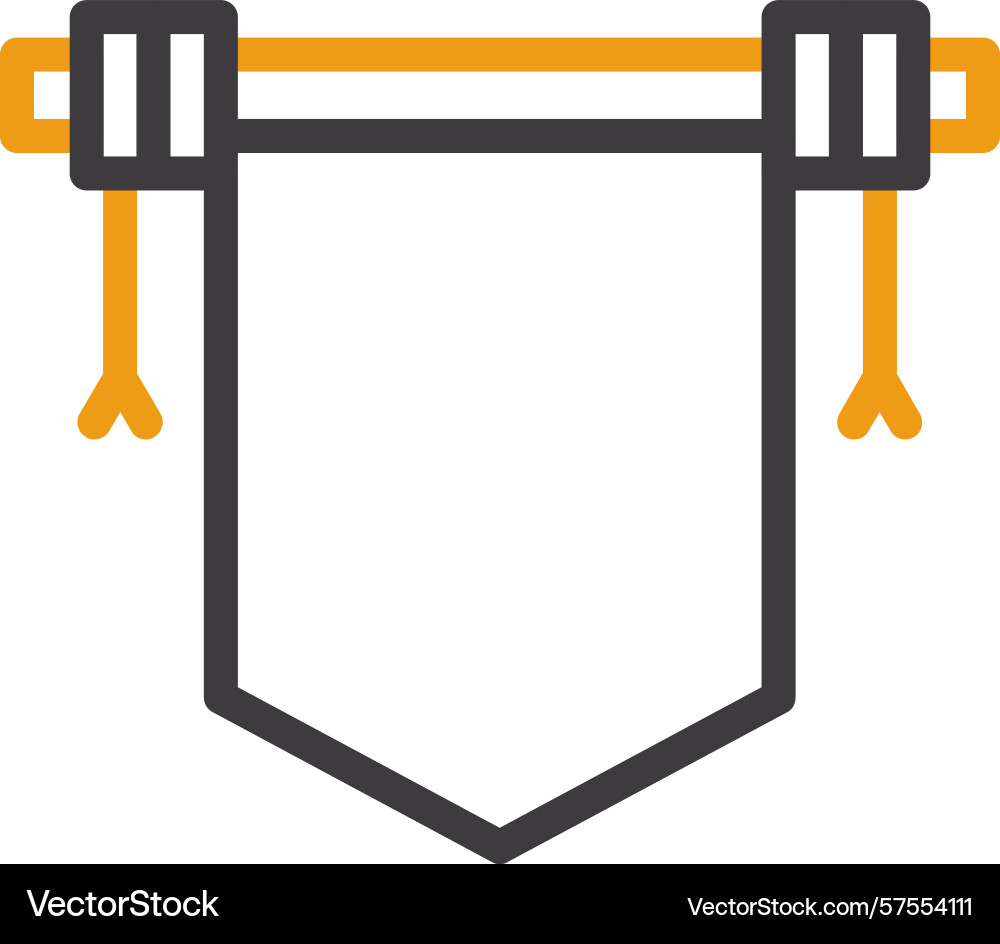 Spring scroll two color icon Vector Image