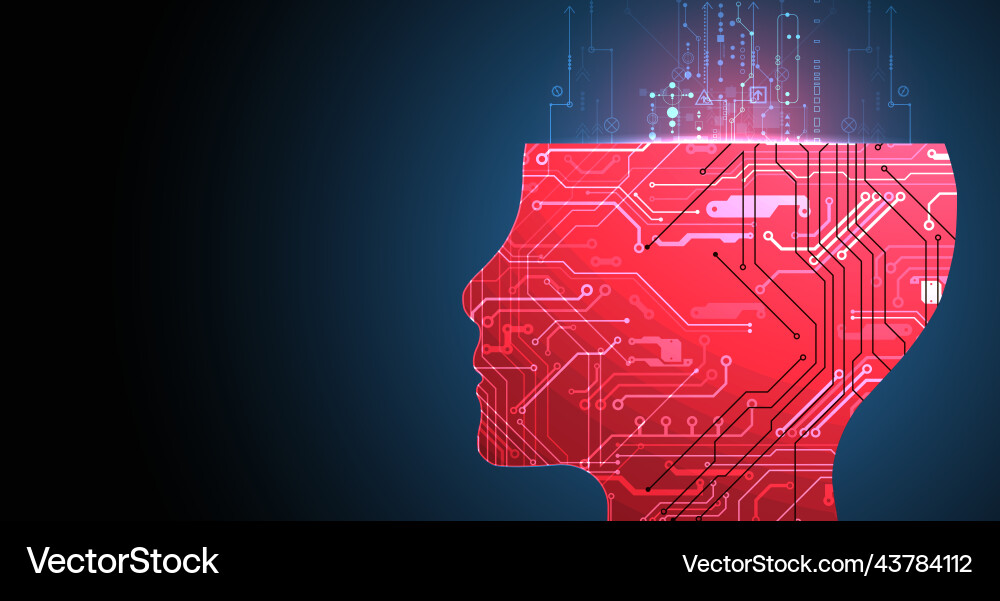 Abstract background on the theme of artificial Abstract background on the theme of artificial vector image