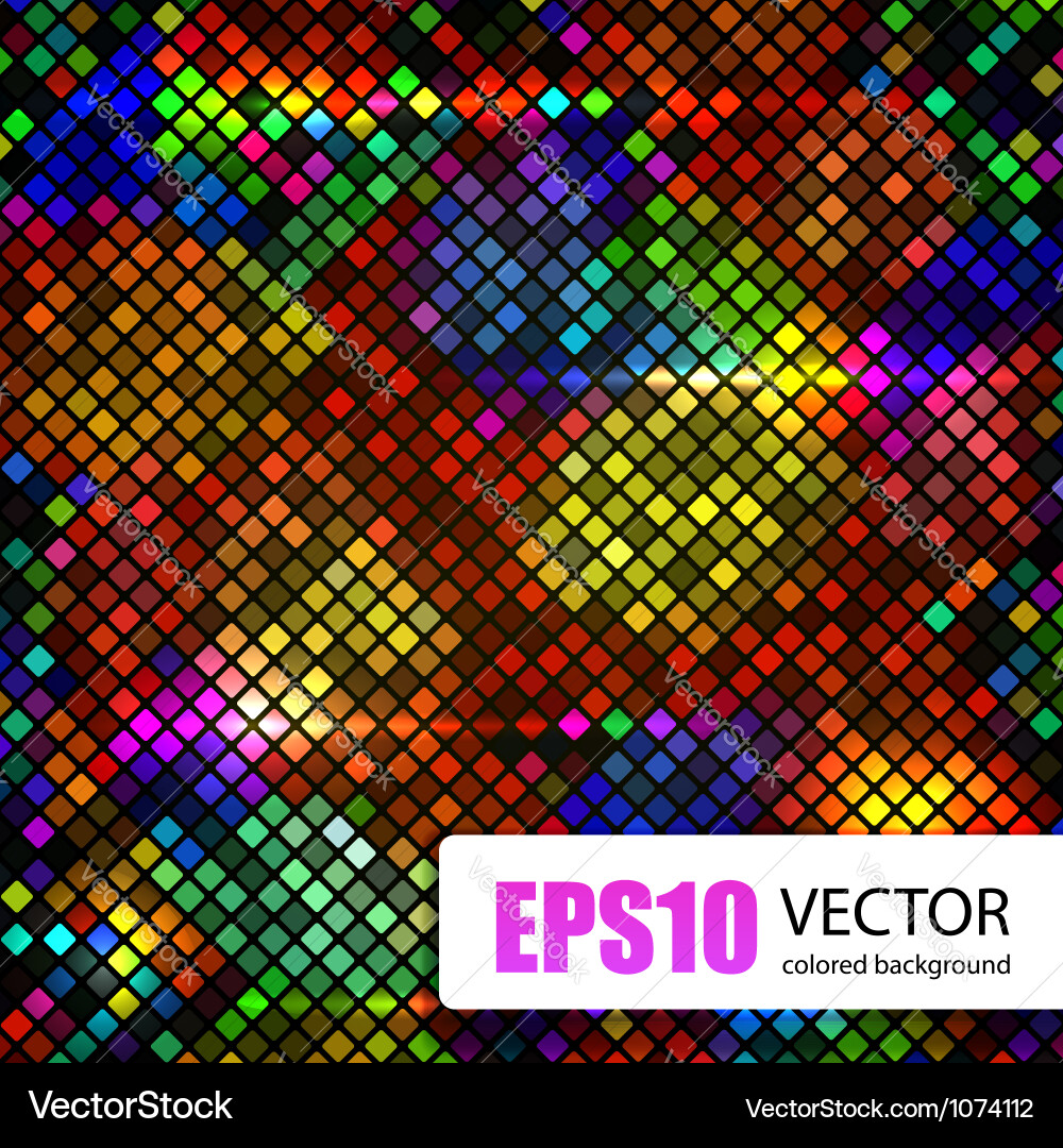 Abstract on a colorful background vector image