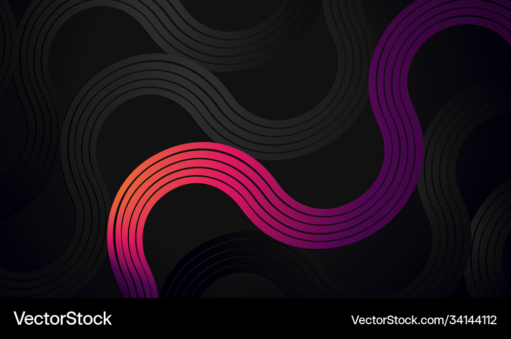 Abstract wave lines and round shapes background Abstract wave lines and round shapes background Vector Image