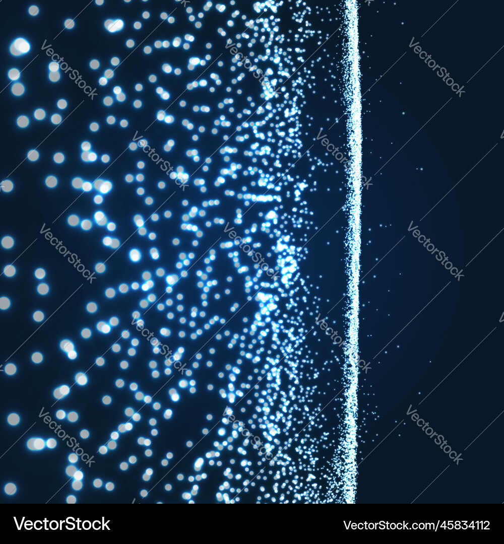 Array with dynamic particles 3d technology style Array with dynamic particles 3d technology style vector image
