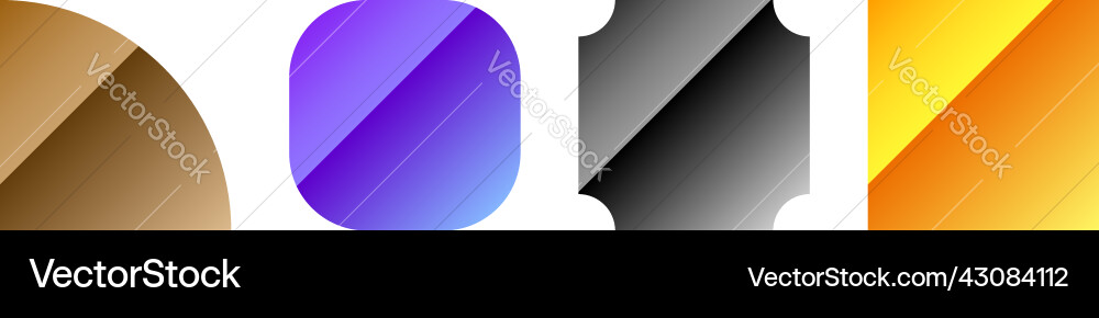 Button banner rectangle shape template Vector Image