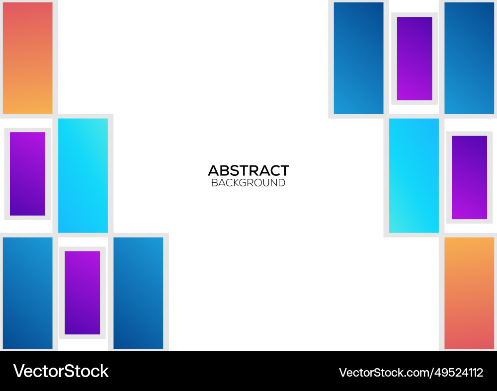 Rectangle gradient modern background design Rectangle gradient modern background design vector image