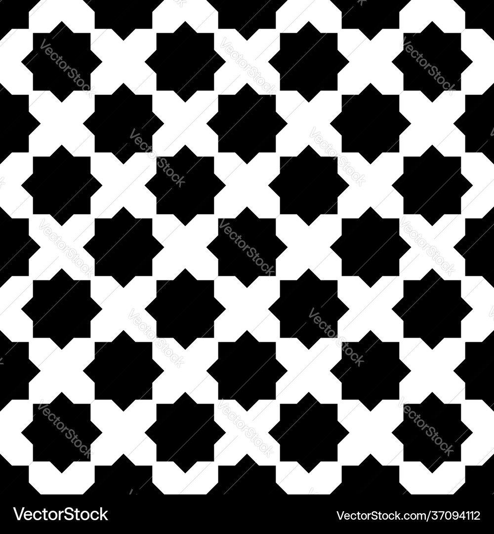 Repeatable seamless star shape pattern Repeatable seamless star shape pattern Vector Image