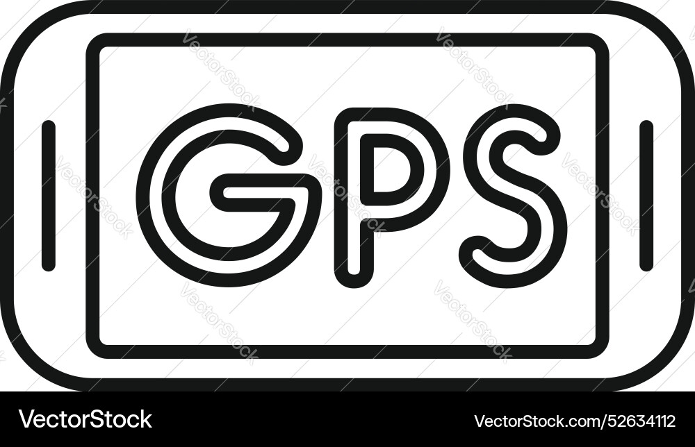 Smartphone showing gps navigation system Smartphone showing gps navigation system Vector Image