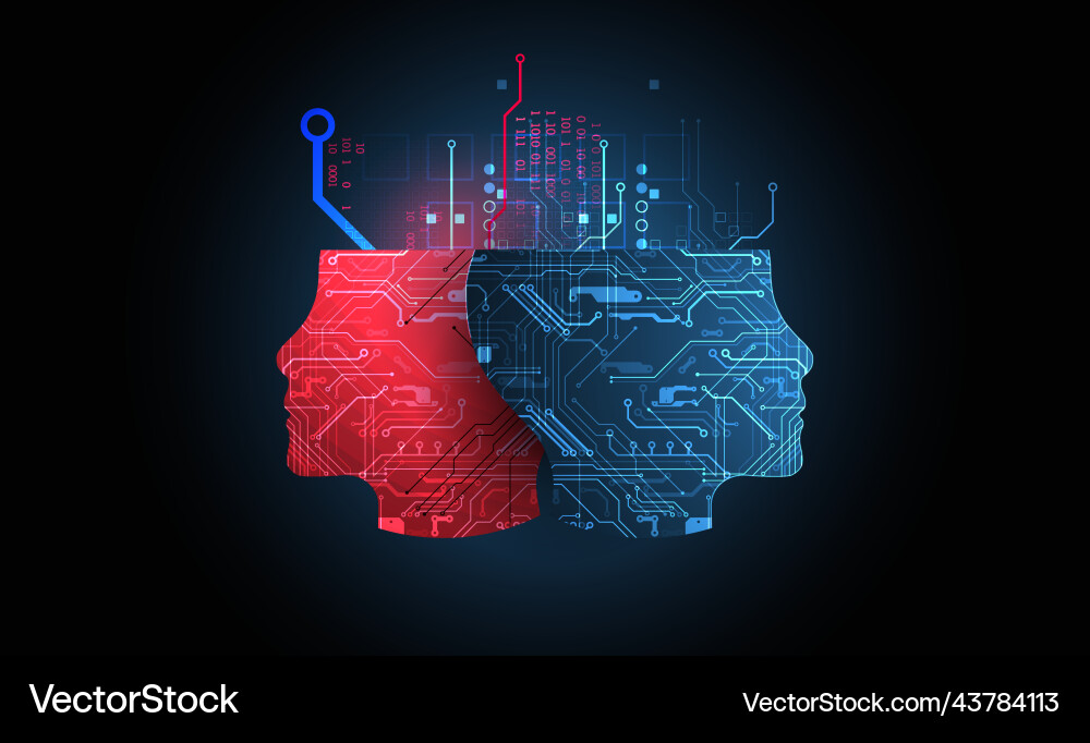 Abstract background on the theme of artificial Abstract background on the theme of artificial vector image